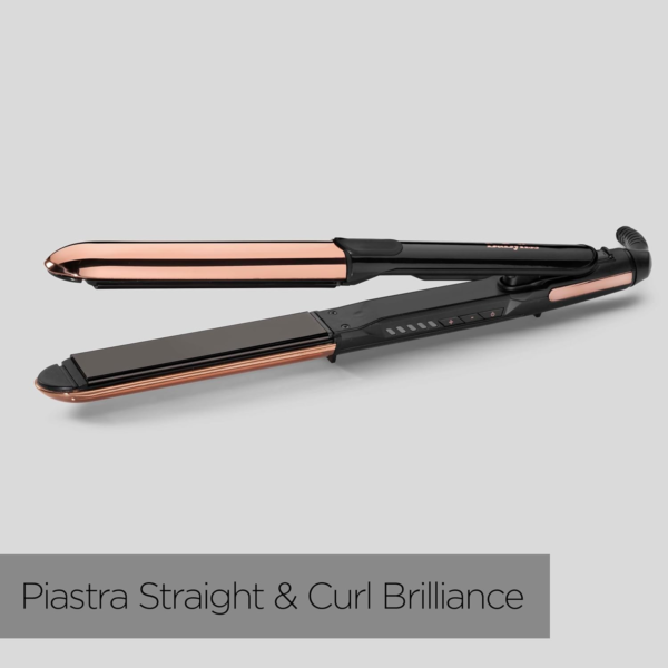 BaByliss Titanium Brilliance Straight & Curl: Alisado y Ondas en una Sola Pasada - Imagen 3