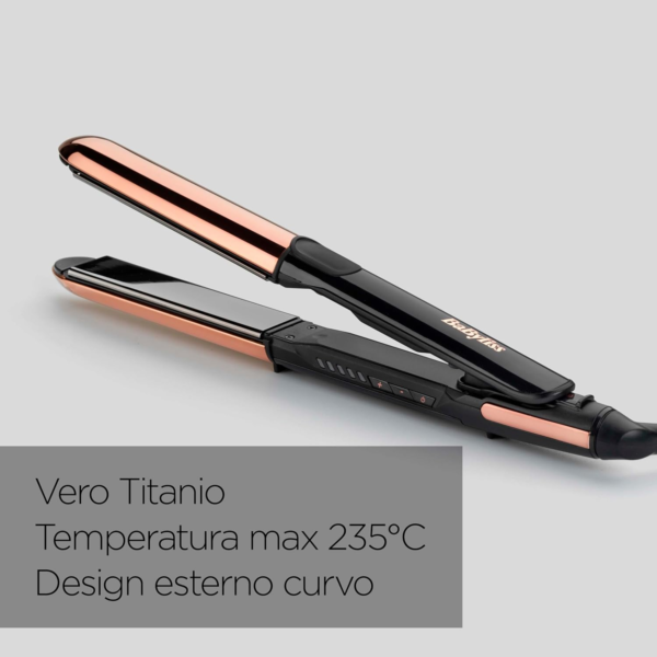 BaByliss Titanium Brilliance Straight & Curl: Alisado y Ondas en una Sola Pasada - Imagen 9