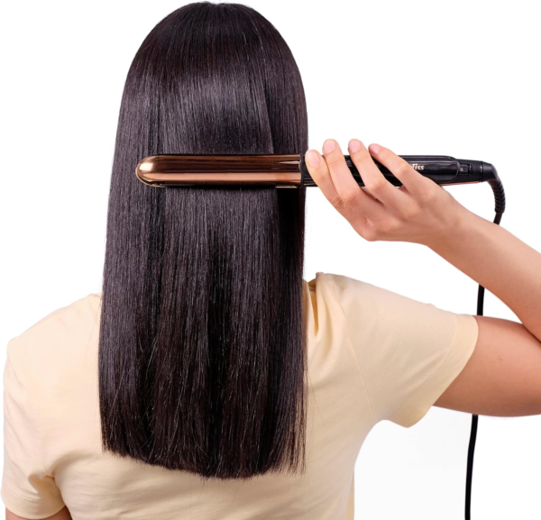 BaByliss Titanium Brilliance Straight & Curl: Alisado y Ondas en una Sola Pasada - Imagen 5