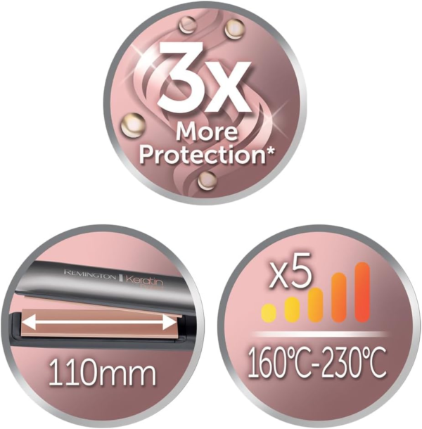 Remington Keratin Protect S8598: Alisado Inteligente con Máxima Protección - Imagen 2