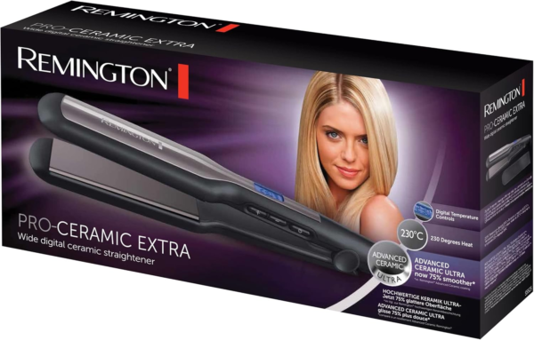 Remington S5525 Ceramic Extra: Alisado Rápido con Placas Anchas - Imagen 5