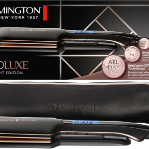 Remington ProLuxe Midnight Edition: Alisado Profesional con Tecnología OPTIHeat