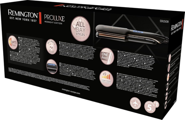 Remington ProLuxe Midnight Edition: Alisado Profesional con Tecnología OPTIHeat - Imagen 8
