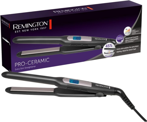 Remington S5515 Pro-Ceramic Extra Slim: Precisión y Cuidado para tu Cabello