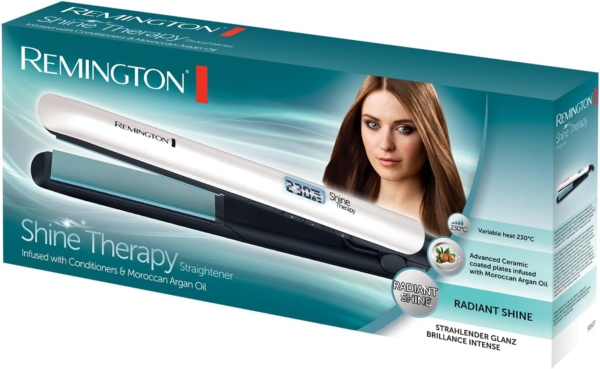 Remington Shine Therapy S8500: Alisado Brillante con Aceite de Argán