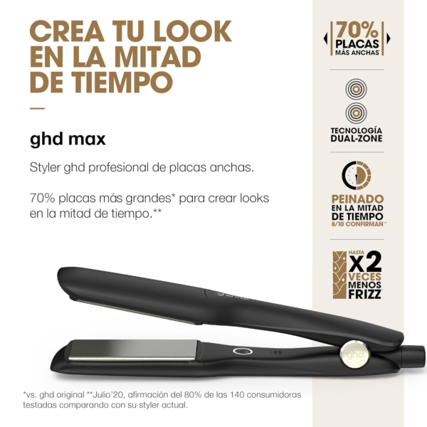 GHD Max Styler: Alisado Rápido con Placas Anchas - Imagen 5